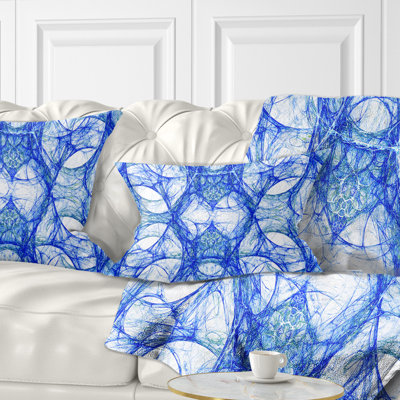 Tête de chevalier de fer - Coussin imprimé abstrait