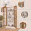 Garde-manger autoportant Farmhouse avec porte vitrée et tablettes réglables-609180062