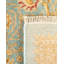Tapis unique bleu clair / beige noué à la main Vernel Mogul 8 pi 1 po x 10 pi 5 po Vernel