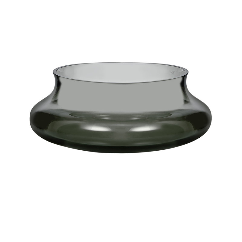 Vase de table en cristal sans plomb 4,33 po Kuré, Fumée