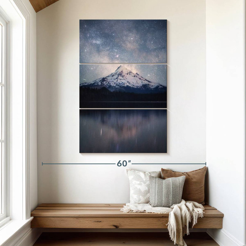 Oberle Starlit Sky Over Lost Lake, 50" H x 32" W