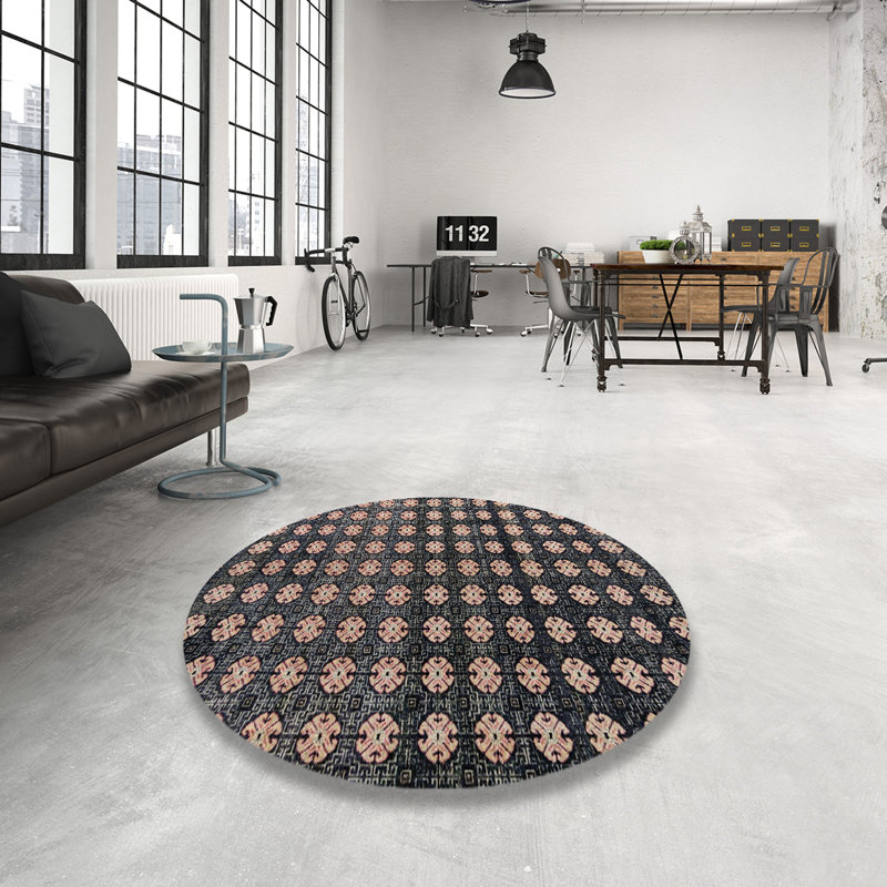 Abstract Indoor Rug, Round 3'