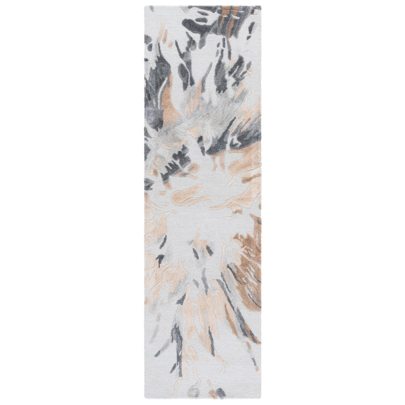 Fifth Avenue 502 Hand Tufted Performance Abstract Rug, Runner 2'3" x 8'