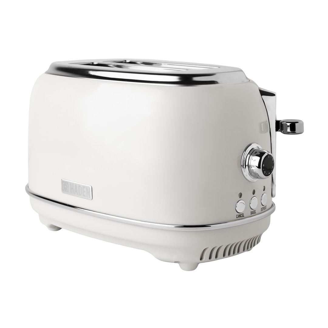 HADEN Heritage 2-Slice Wide Slot Toaster HADEN Finish: Ivory White