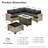 Outdoor Sofa 7-piece Set With Stove-1527657448