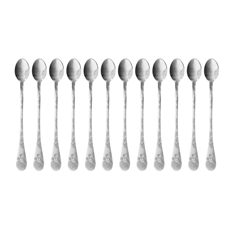 Venere Stainless Steel Iced Beverage Spoon, Ice