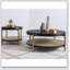 Table de bout ronde noire Benson