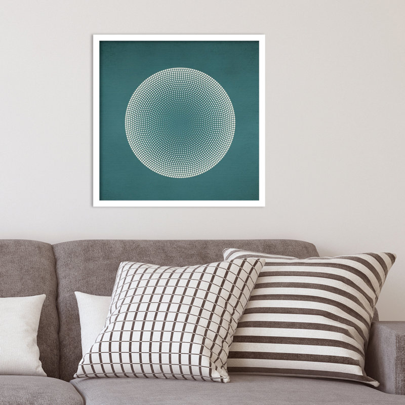 Circles by Incado, 21" H x 21" W x 1" D, White