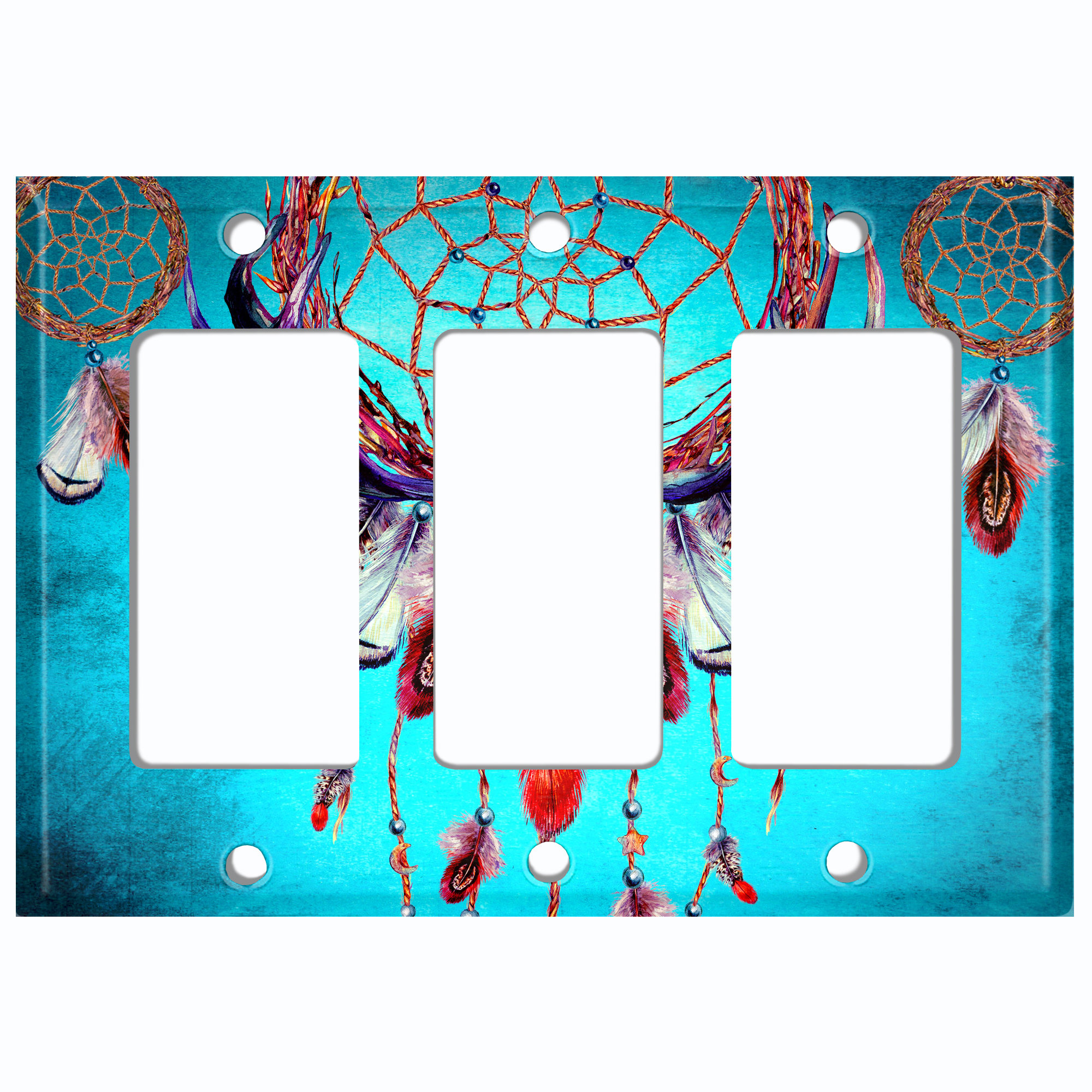 WorldAcc 3-Gang Rocker Wall Plate | Wayfair