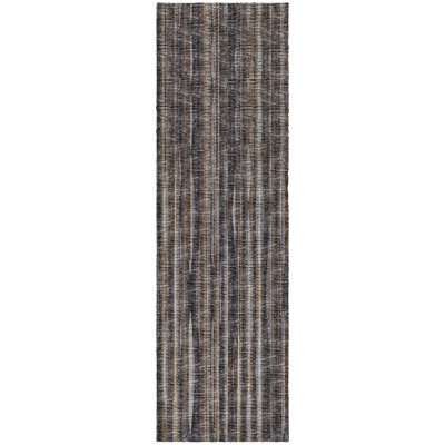 Premium Machine Washable Dream Shag ADS31 Textured Stripes Rug