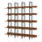 5 Tier Bookcase With Metal Frame, Open Book Display Shelf-685312459