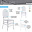 Ensemble de 2 chaises empilables en acrylique-1249037442