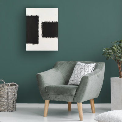 Ebern Designs Michael Willett Monochrome Fields I Canvas Wall Art