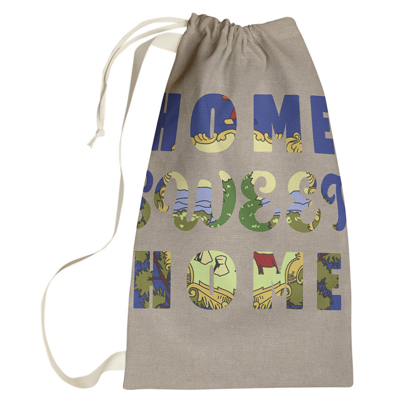 Fabric Laundry Bag with Handles, Small (64" H x 20" W x 1.5" D), Vermont