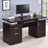 Computer Desk With 2 Drawers And Cabinet