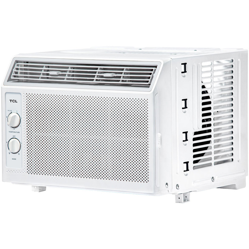 Compact White 5000 BTU Window Air Conditioner with Remote