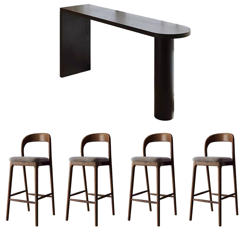 Small high bar table and chair, 41.3"H x 78.7"L x 17.7"W