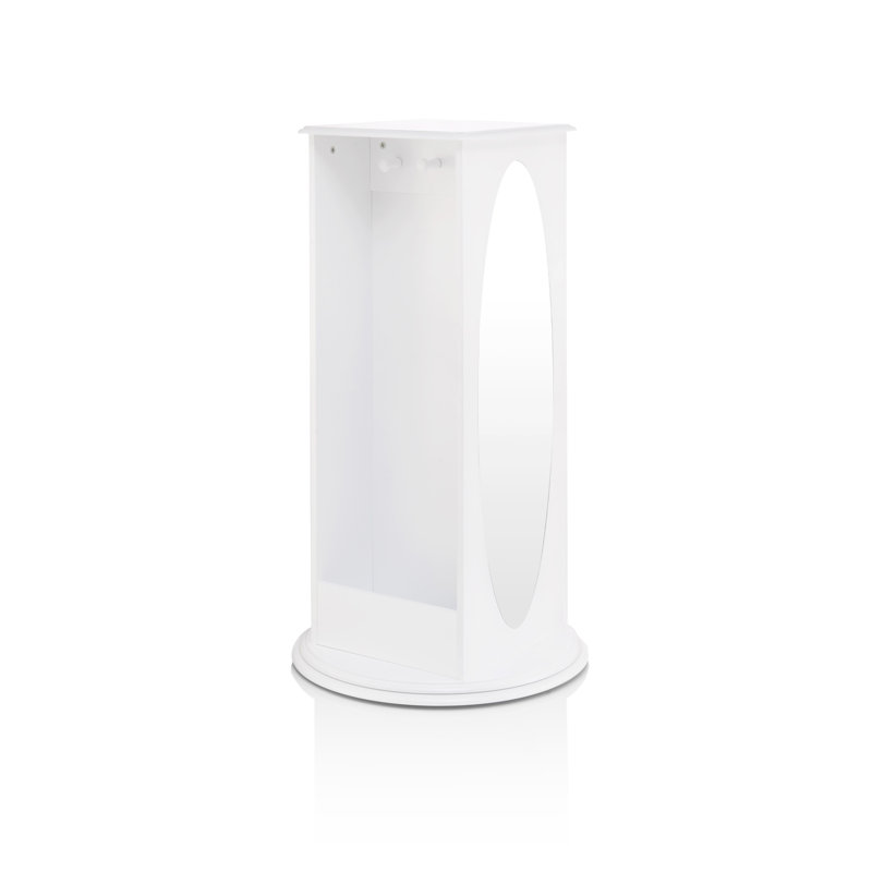 Kids Rotating Dress Up Storage, White