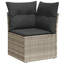 288.5cm Wide Patio Sofa with Cushions