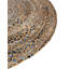 Tapis naturel / bleu tressé à la main Alarik-790164055