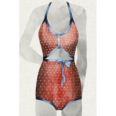 Vintage Bathing Suit II by Grace Popp - Wrapped Canvas Art Prints