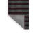 Machine Washable Horizontal Stripes Brown Area Rug-1997801419