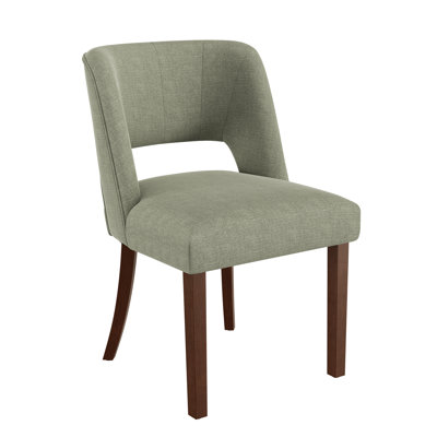 Upholstered Solid Wood Dining Side Chair