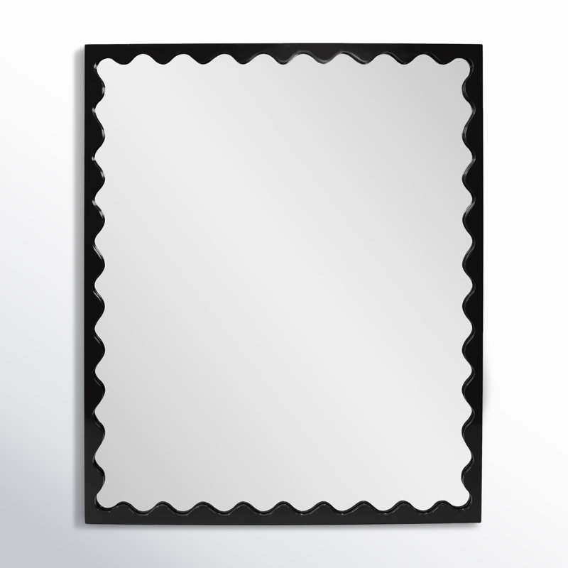 Miroir mural Ailee, Noir