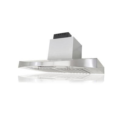 Kobe Range Hoods 36" Stainless Steel 700 CFM Ducted (Vented) Under Cabinet Range Hood with Baffle Filter