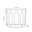 Mel 100cm Glass Top Console Table