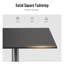 Table bistro extérieure carrée 31,5 po x 31,5 po avec dessus de table thermolaqué