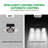 2 PCS Solar Motion Sensor Lights 138 LED 1000LM Wireless LED 3 Adjustable Head Wide Angle Illuminate