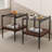 Coffee Table and End tables Set of 3, Tempered Glass Table with MDF layer, Glass-106667874-106667875