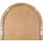 Manufactured Wood/Jute Arch Mirror