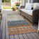 Machine Washable Indoor/Outdoor Cicel ACN1147 Brown Rug