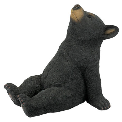 Catching Rays Bear Cub Statue