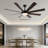 72In Ceiling Fan Light With Remote Control
