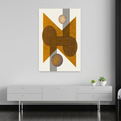 Contemporary Art Abstract Contemporary Art by Little Dean - Wrapped Canvas Print