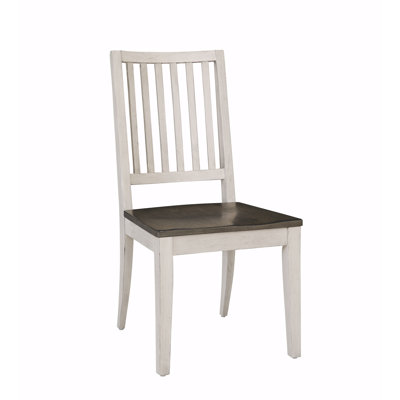 Dining Side Chair W/ Wood Seat (2/Ctn)