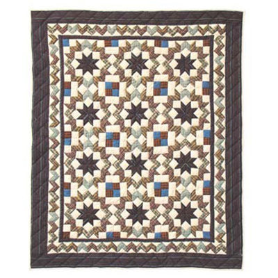 Star Light Quilted Throw Blanket