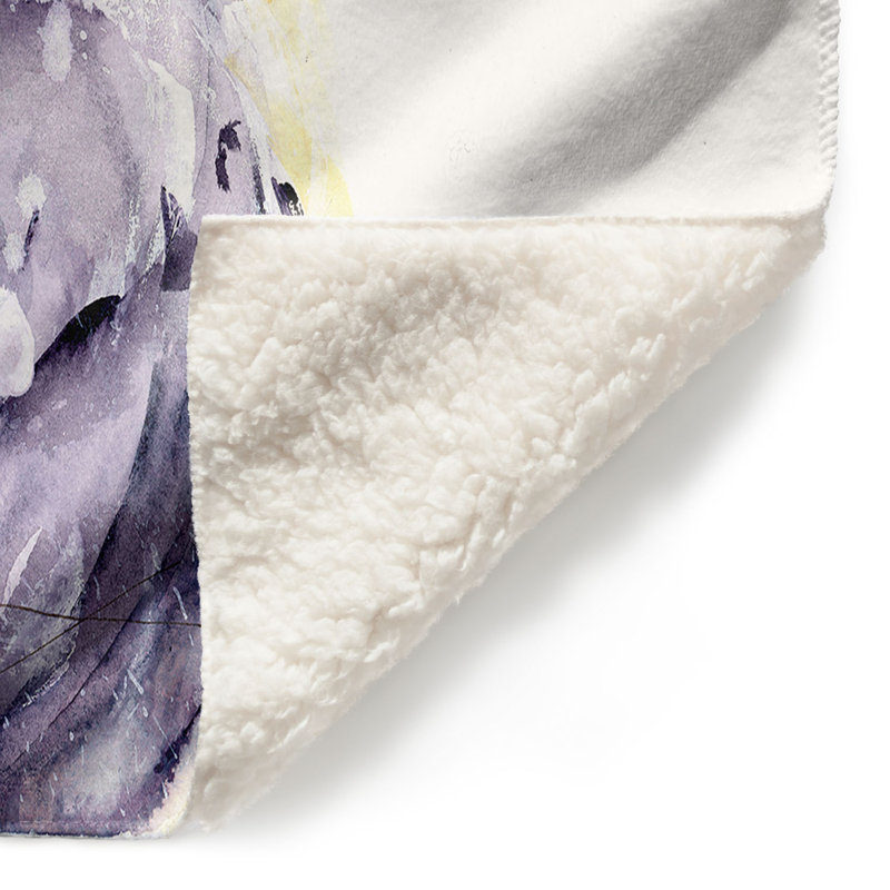 Hand Woven Throw Blanket, 51" x 60"