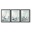 NAUTICAL Series Liv - Impression encadrée sur mesure de qualité supérieure mate - 3 pièces-328749198-328749193