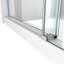 DreamLine Continuum 56-60 in. W x 76 in. H Clear Sliding Shower Door in Brushed Stainless Steel