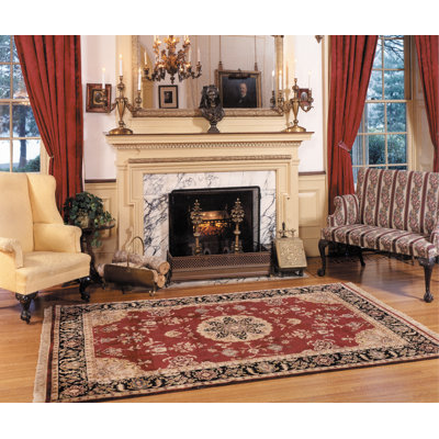 Fitz Wool Oriental Indoor Rug
