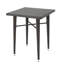 Arnfried 4-Person Weather Resistant Wicker Patio Dining Set with Square Table