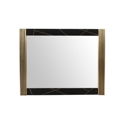 Halima Solid Wood Wall Mirror