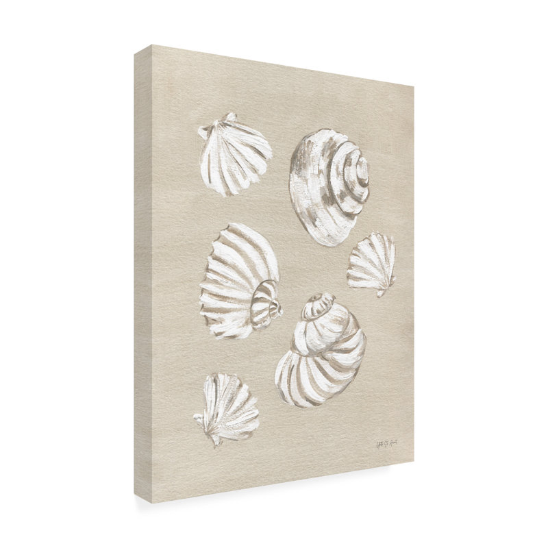 Art mural sur toile, "Yvette St. Amant Beach Treasures II", H 19 po x l 14 po
