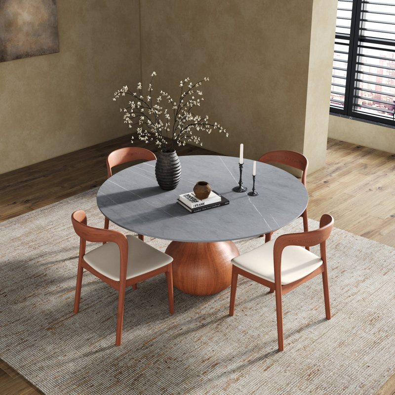 Table de bistro de 99/109 cm (39"/43") pour coin repas, idéale pour 2 à 4 personnes. Économiser de la place. Convient pour 2 à 4 personnes.