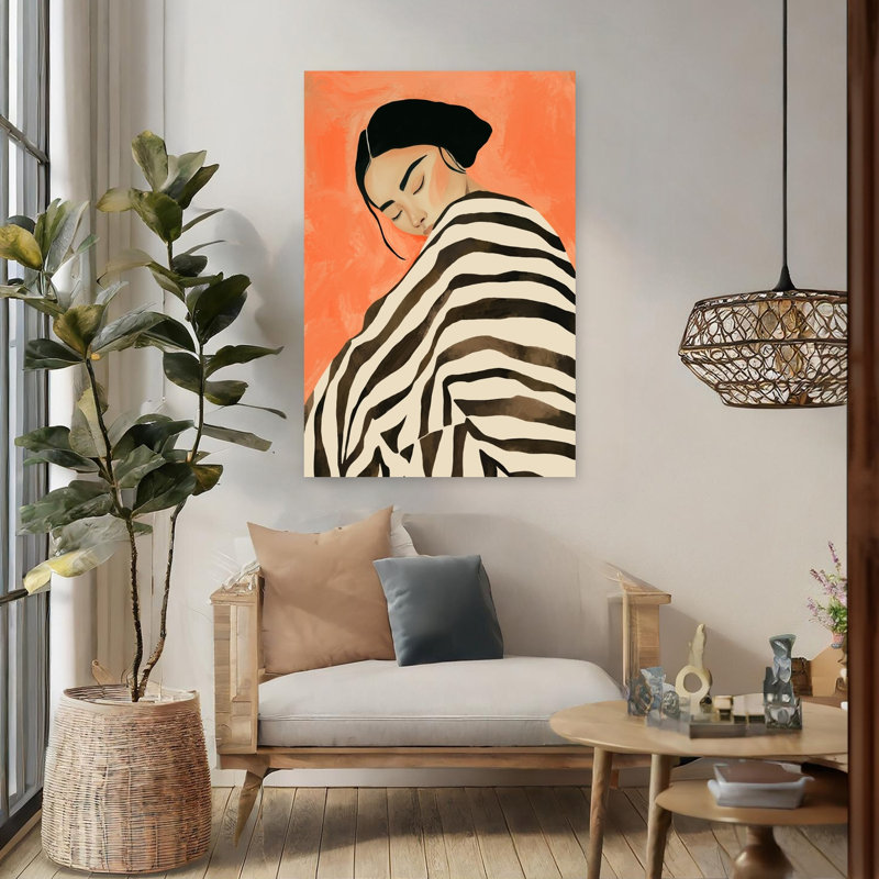 Art contemporain, art contemporain abstrait, H 36 po x l 24 po