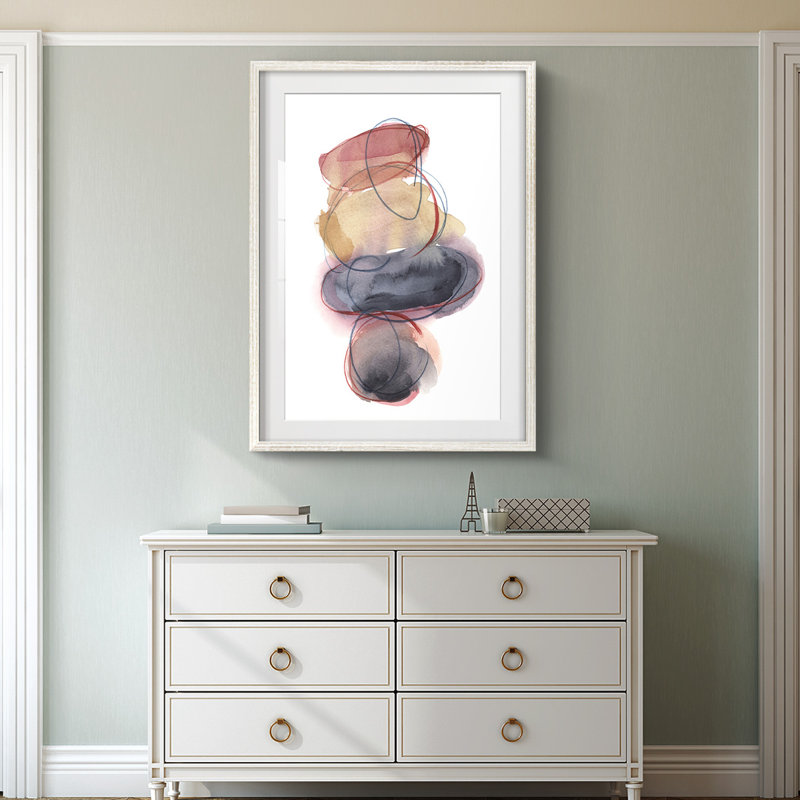 «Balancing Act I», reproduction encadrée, H 25,5 po x l 17,5 po, Blanc